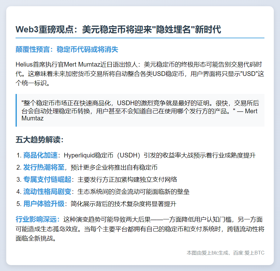 Web3高管：美元稳定币终将告别交易代码