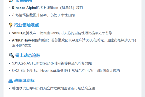 23btc午报 | 9月21日重要动态速览