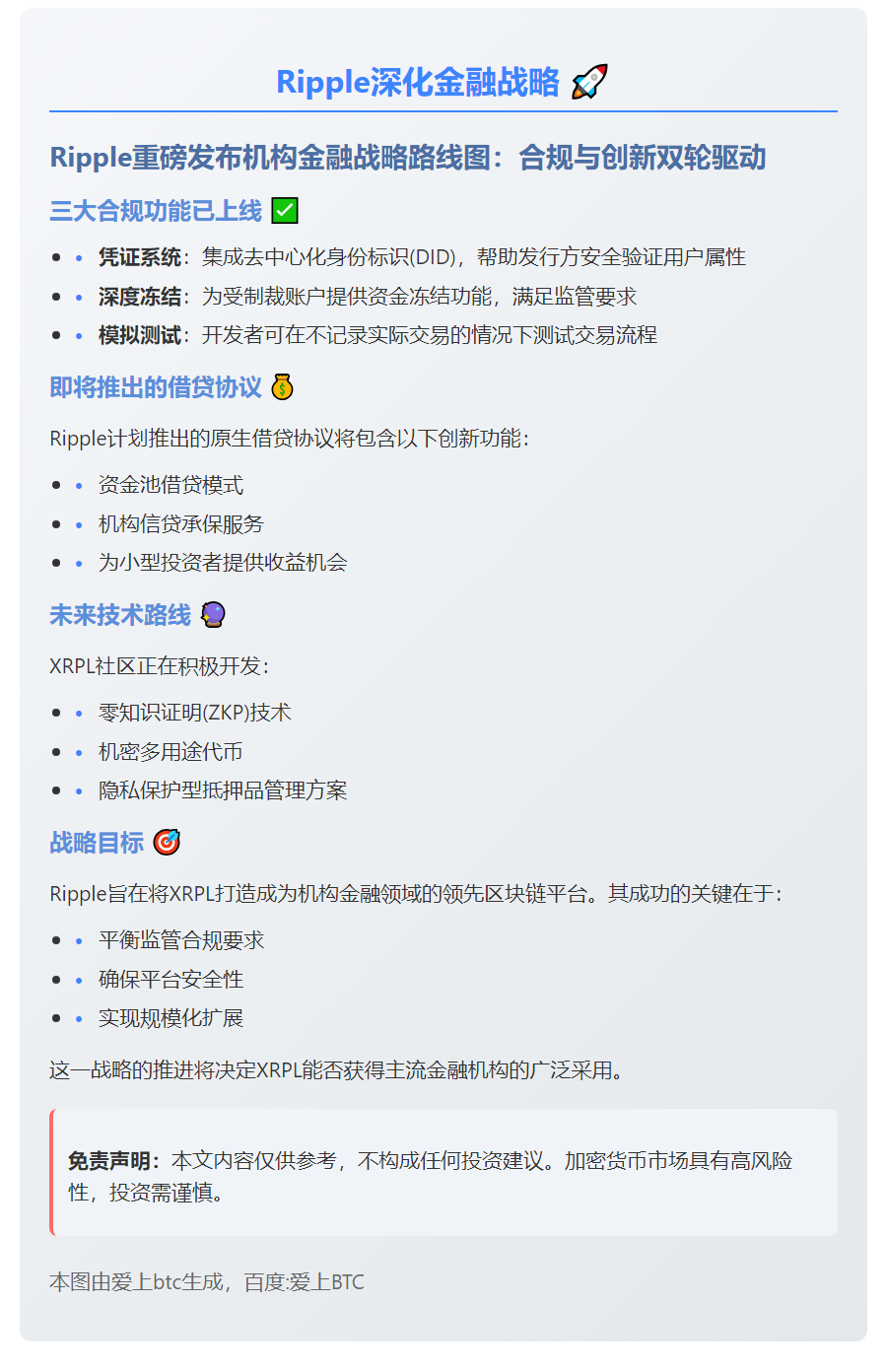 Ripple深化金融战略