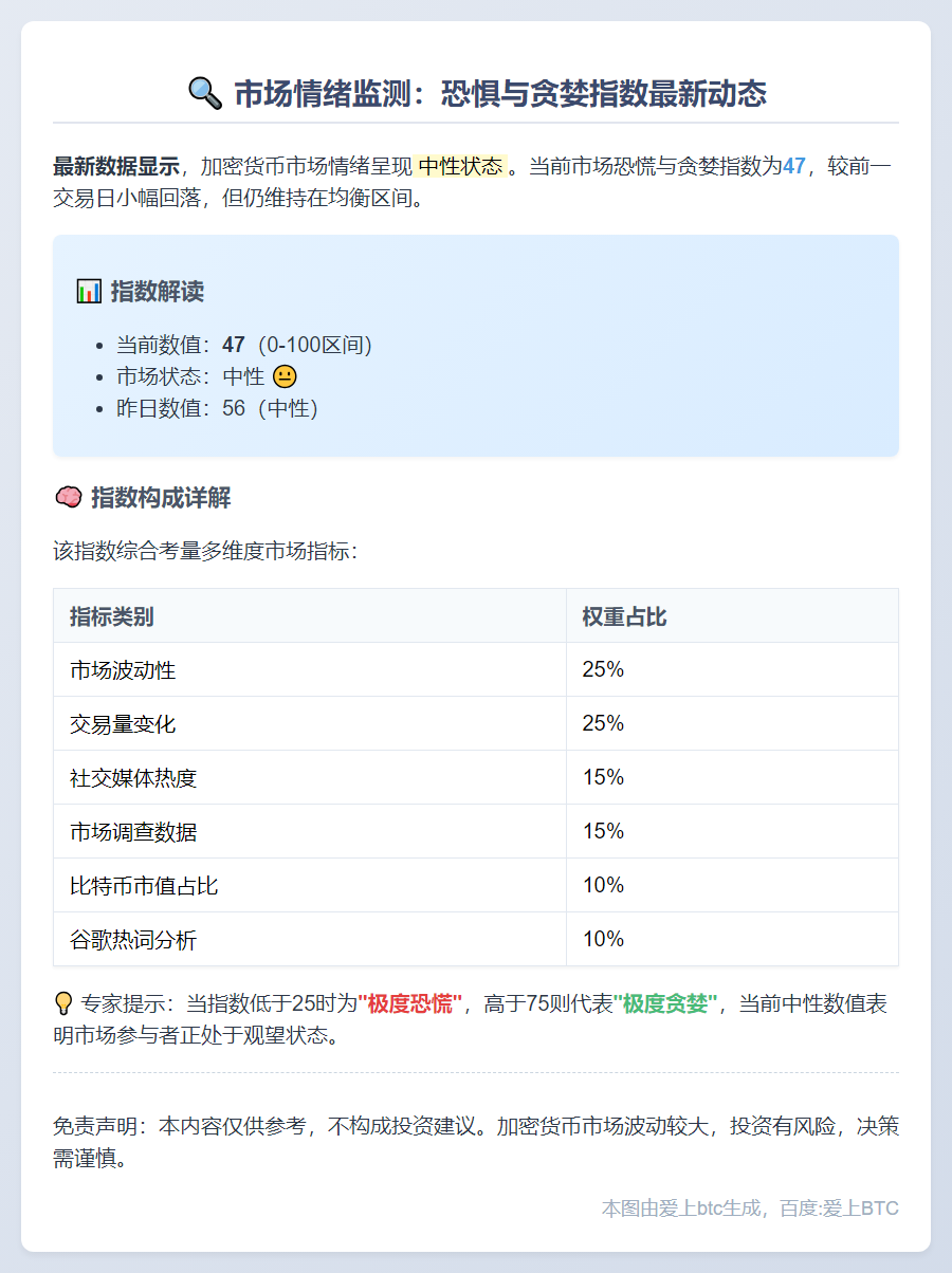恐慌与贪婪指数56，市场中性