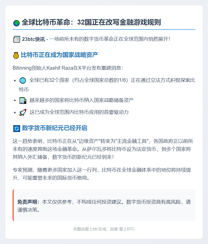 32国探索比特币新法
