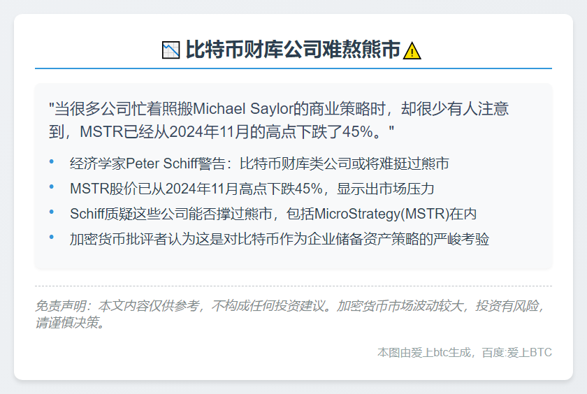 比特币财库公司难熬熊市