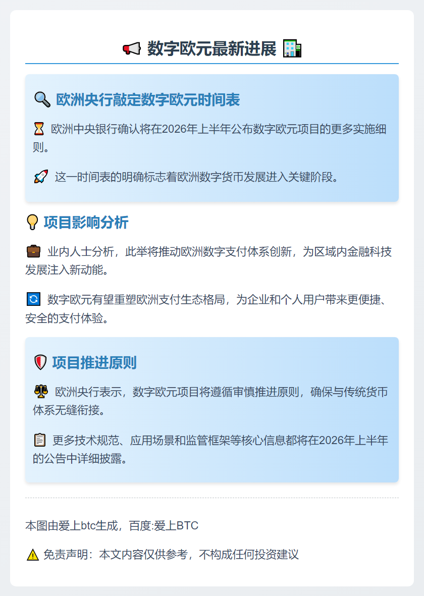 2026年公布数字欧元细节