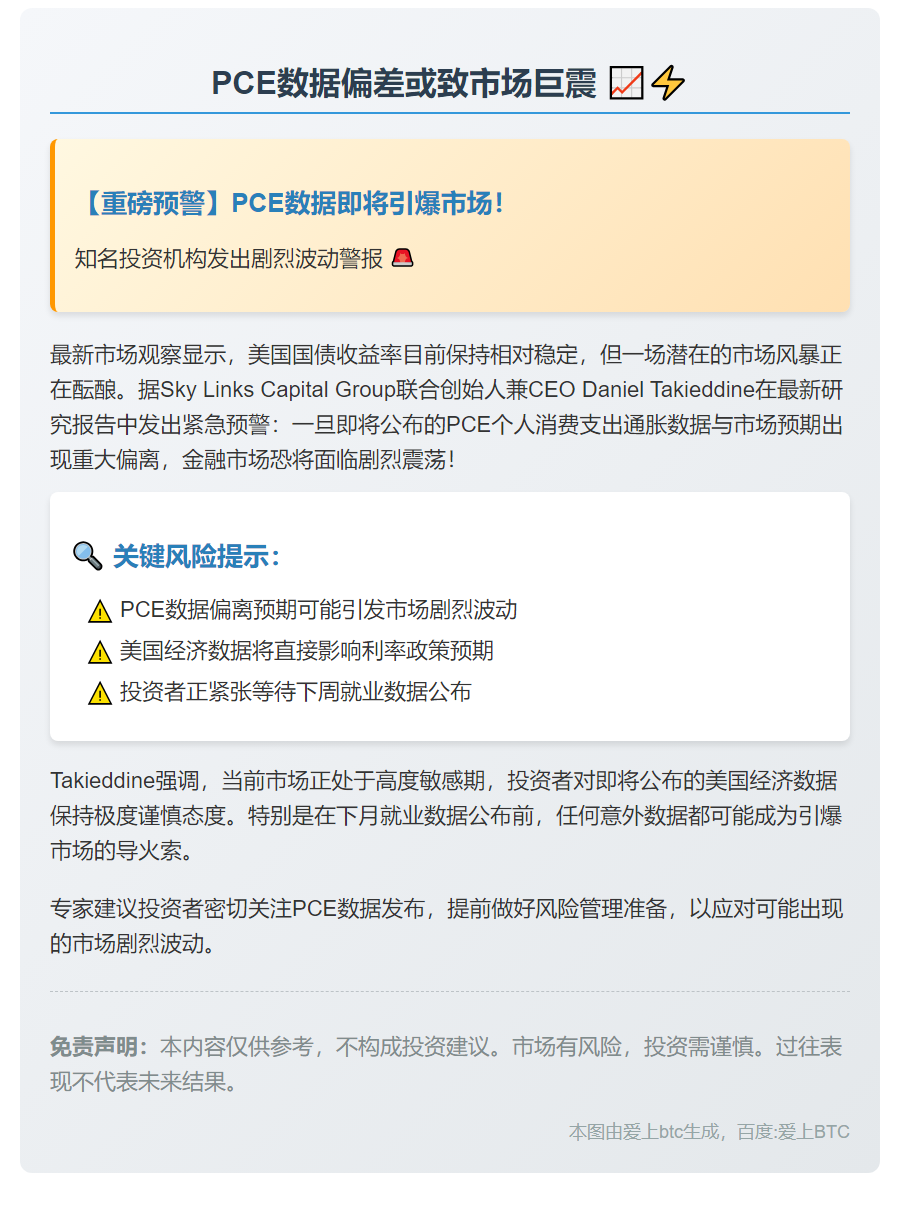 PCE数据偏差或致市场巨震