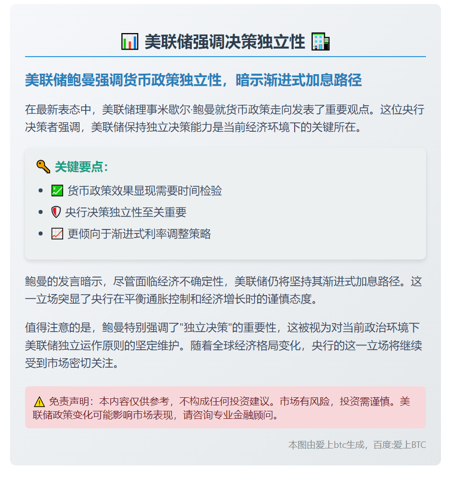 美联储强调决策独立性