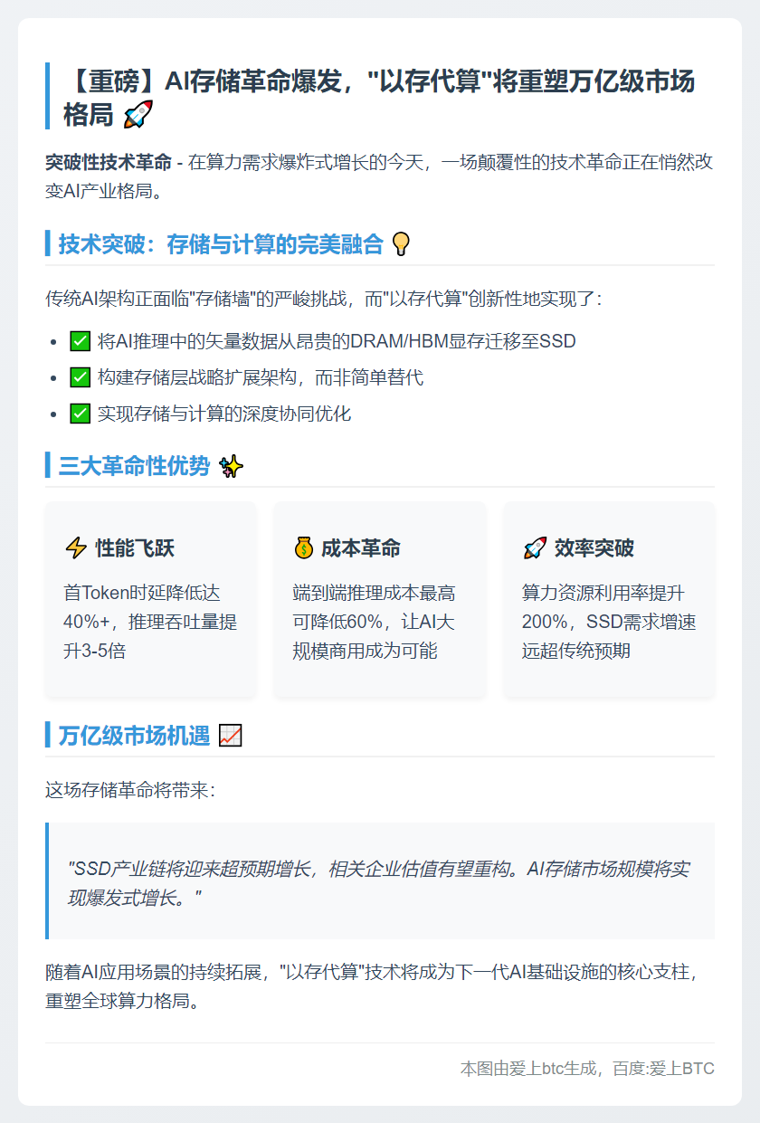 AI存储革命开启