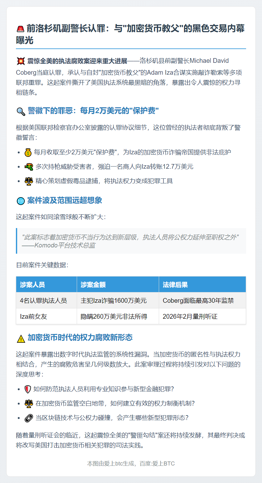 前警长认罪合谋敲诈