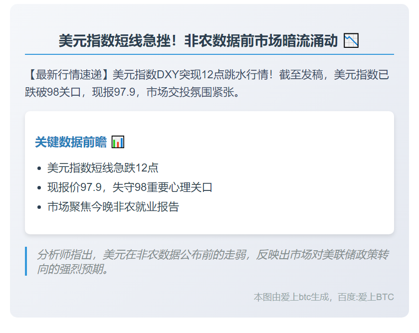 美元跌势延续 非农报告前承压