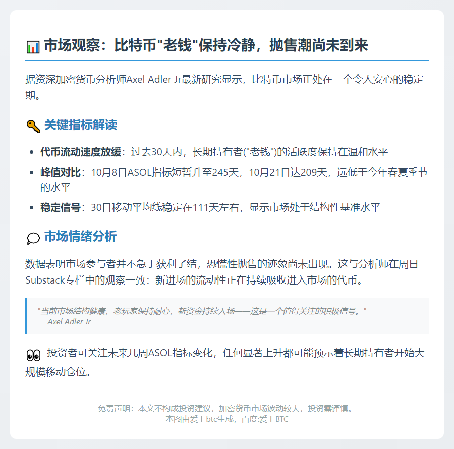 市场稳定无抛售迹象