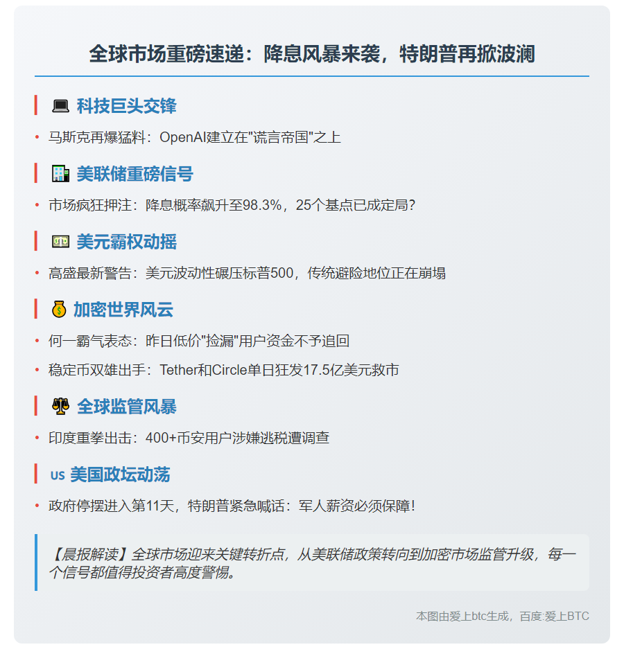 10月12日隔夜要闻速览