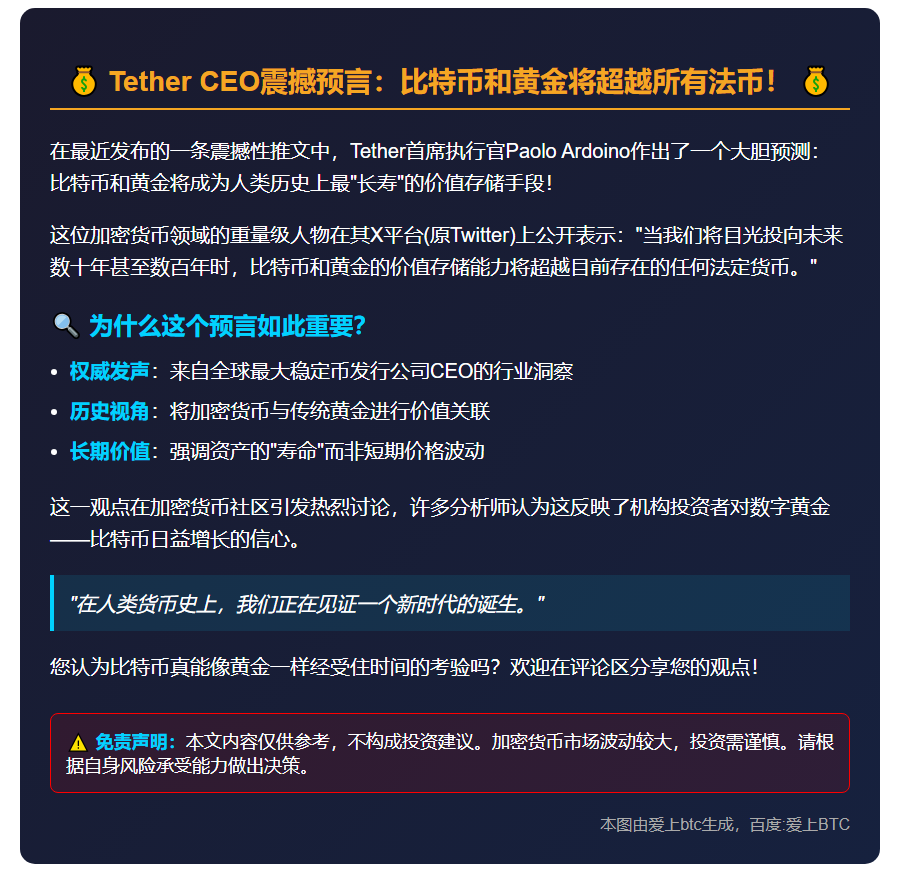 比特币与黄金将超越所有货币