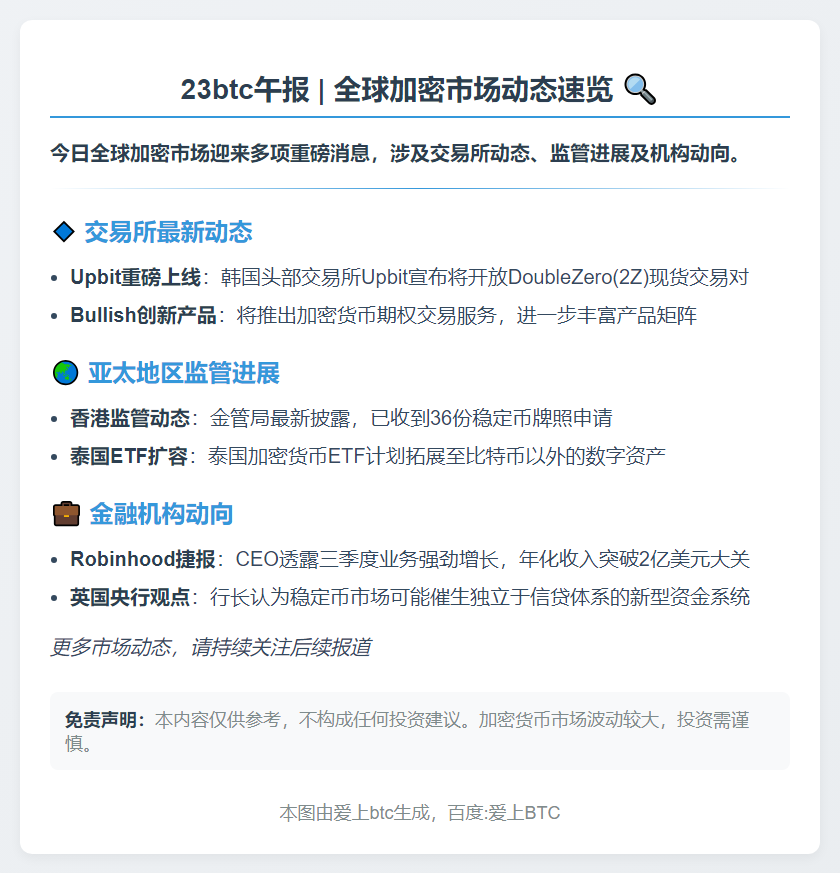 23btc午报 | 10月2日要闻速览