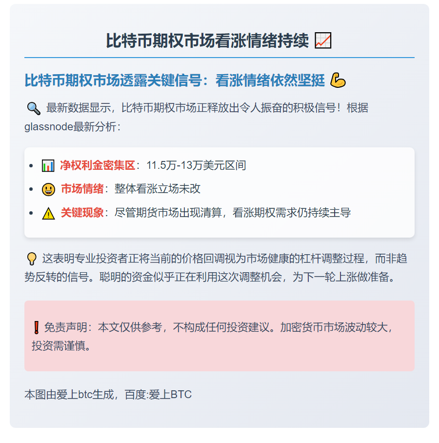 比特币期权市场看涨情绪持续
