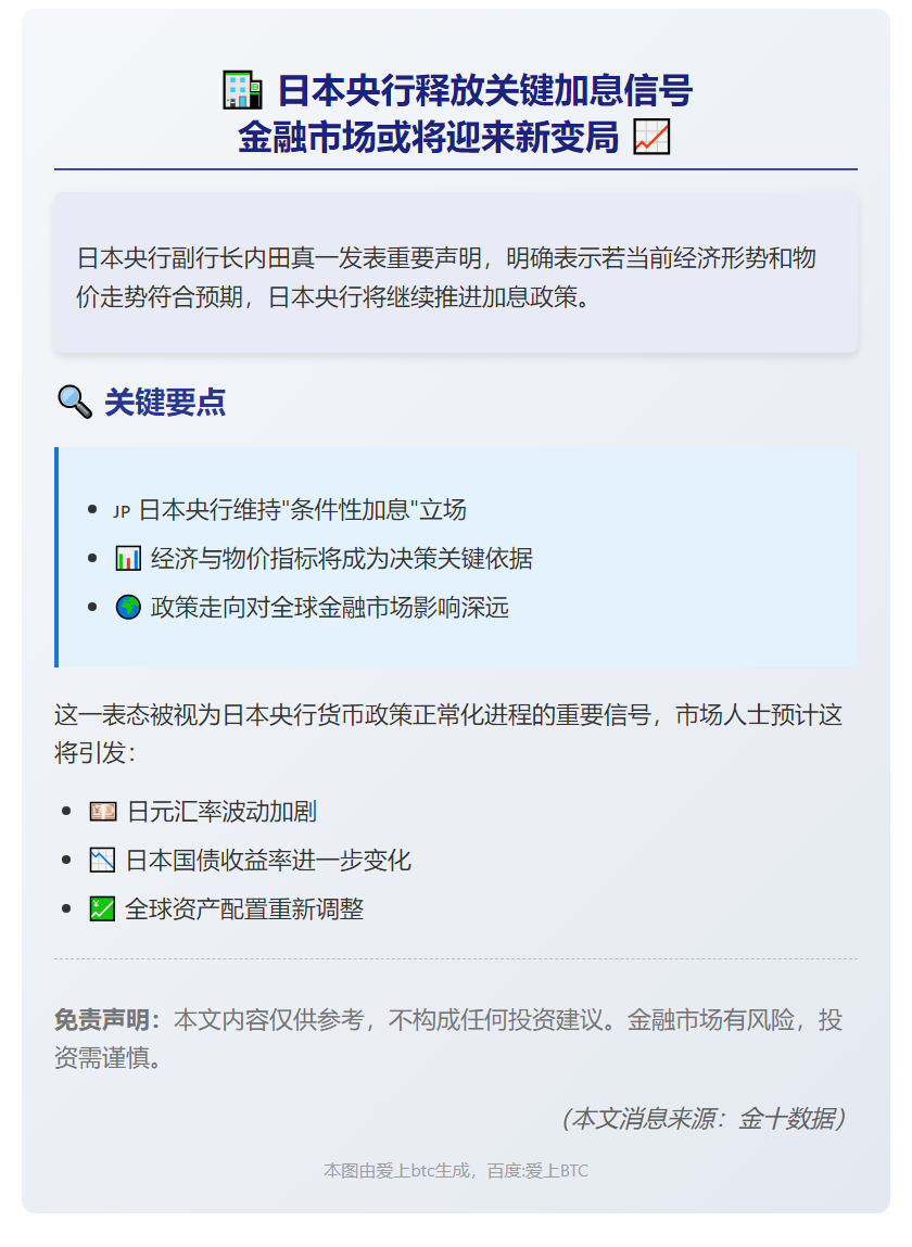 日央行副行长：经济达标将继续加息