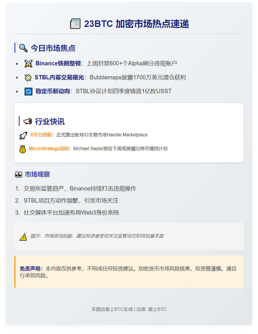 23btc晚报 | 10月19日重要动态