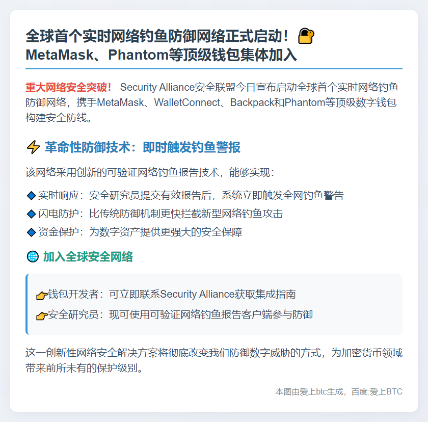 全球安全联盟启动实时防钓鱼网络