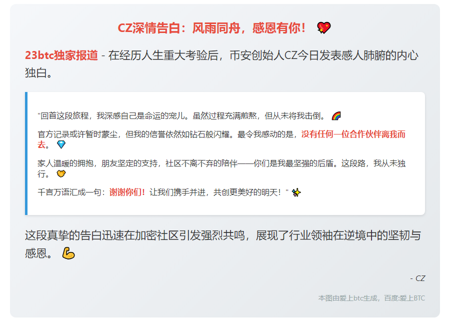 CZ：指控期间痛苦但获友人和社区力挺