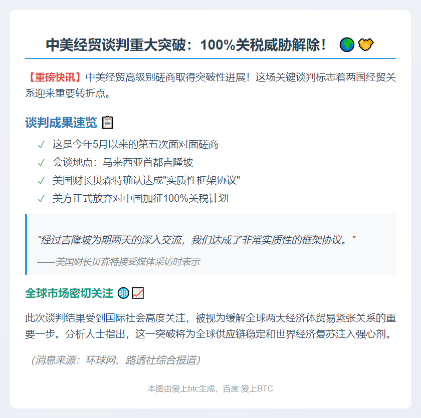 美放弃对华100%关税计划