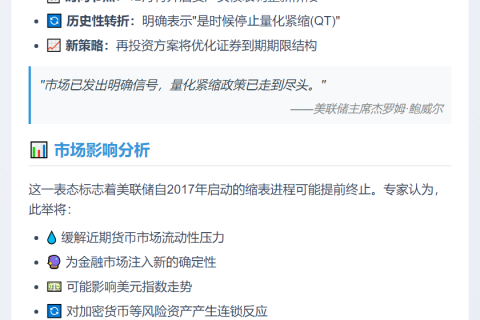 鲍威尔：需立即调整资产负债表