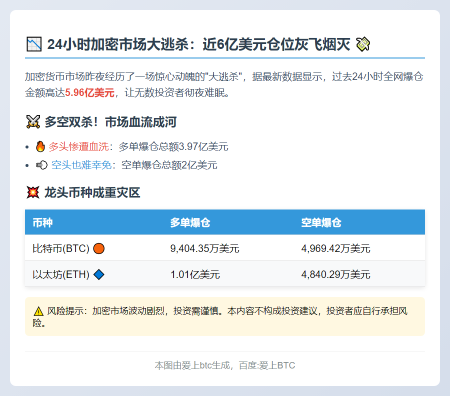 24小时爆仓5.96亿