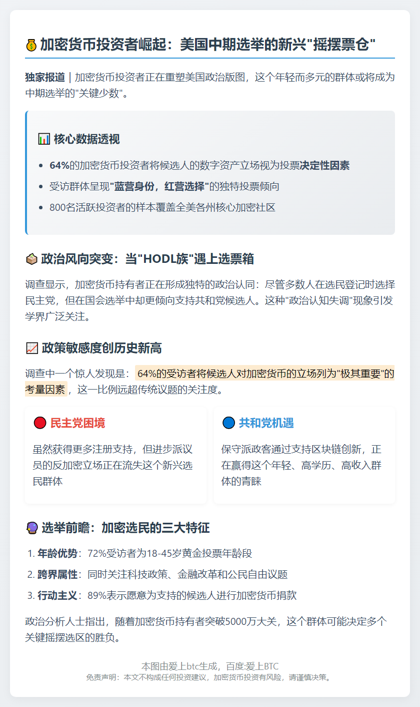 加密货币投资者成美中期选举关键票仓
