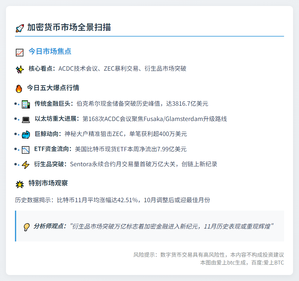 23btc晚报 | 11月1日重要动态速览