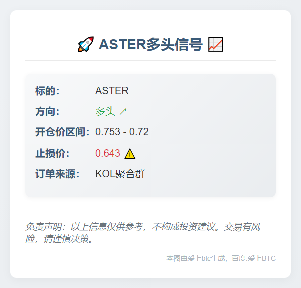 ASTER多头信号