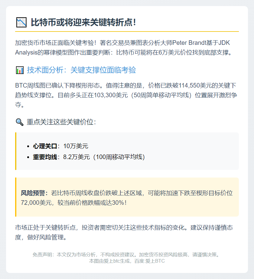 比特币或跌至6万美元