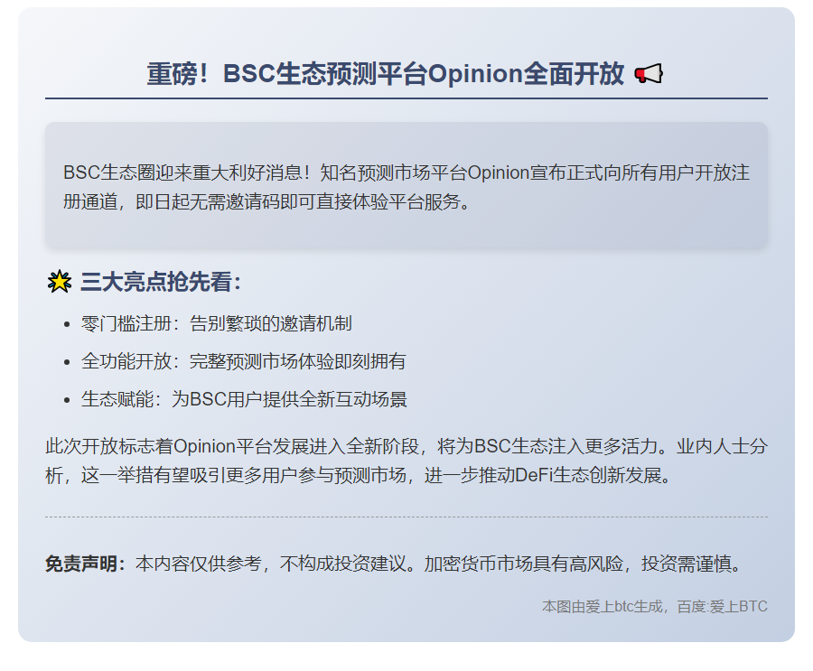 Opinion预测平台全面开放