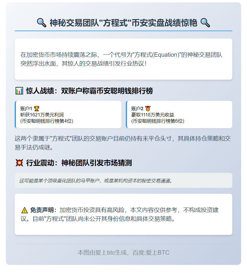 币安实盘两账户盈利超2700万美元