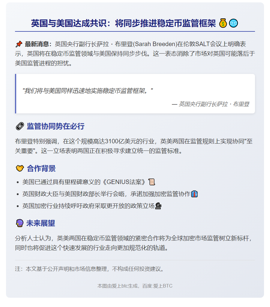 英央行承诺同步美稳定币监管