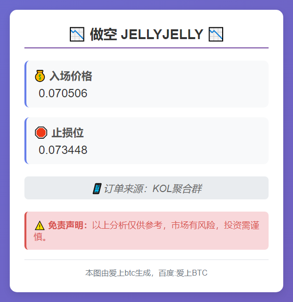 做空JELLYJELLY