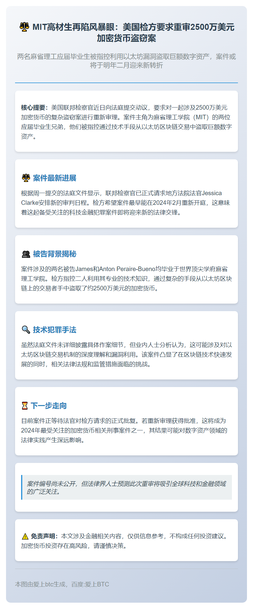 MIT毕业生盗币案明年再审