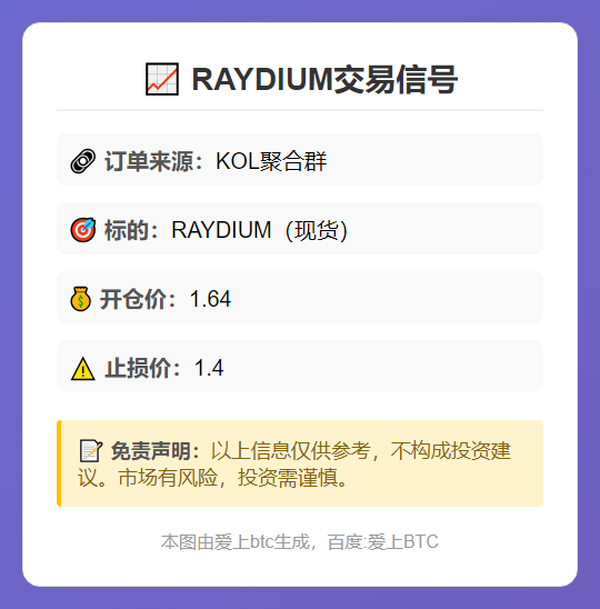 RAYDIUM交易信号