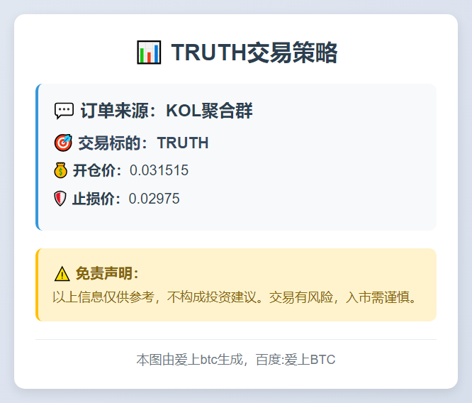 TRUTH交易策略