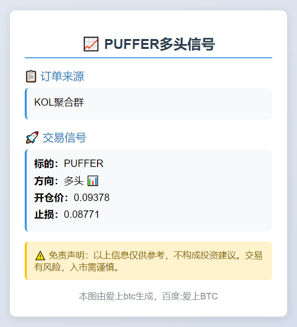 PUFFER多头信号