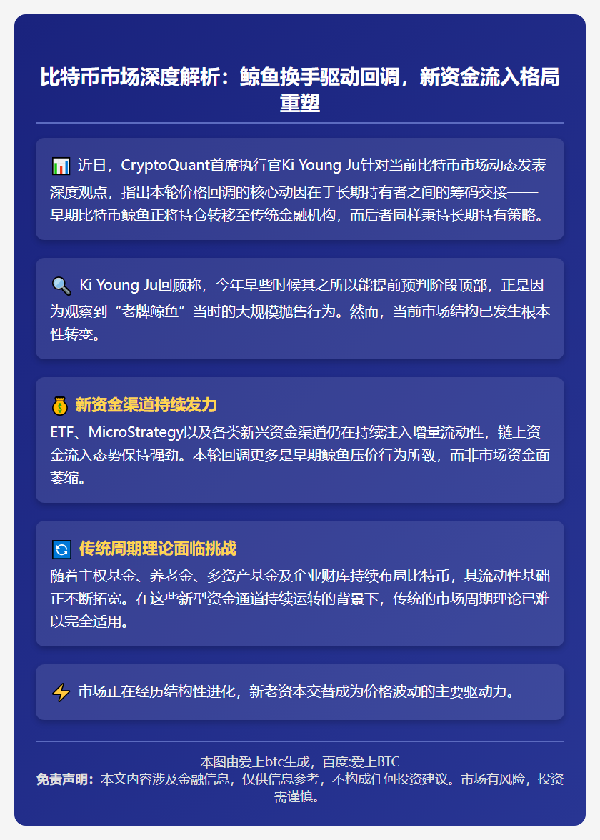 加密跌势背后：老鲸换手，新钱仍在涌入