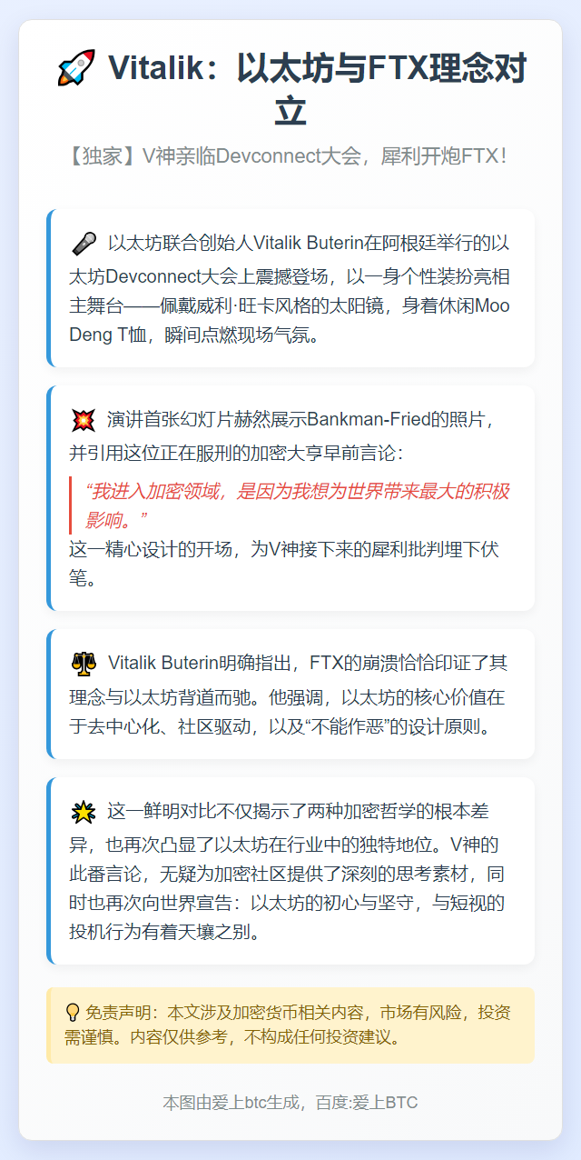 Vitalik：以太坊与FTX理念对立
