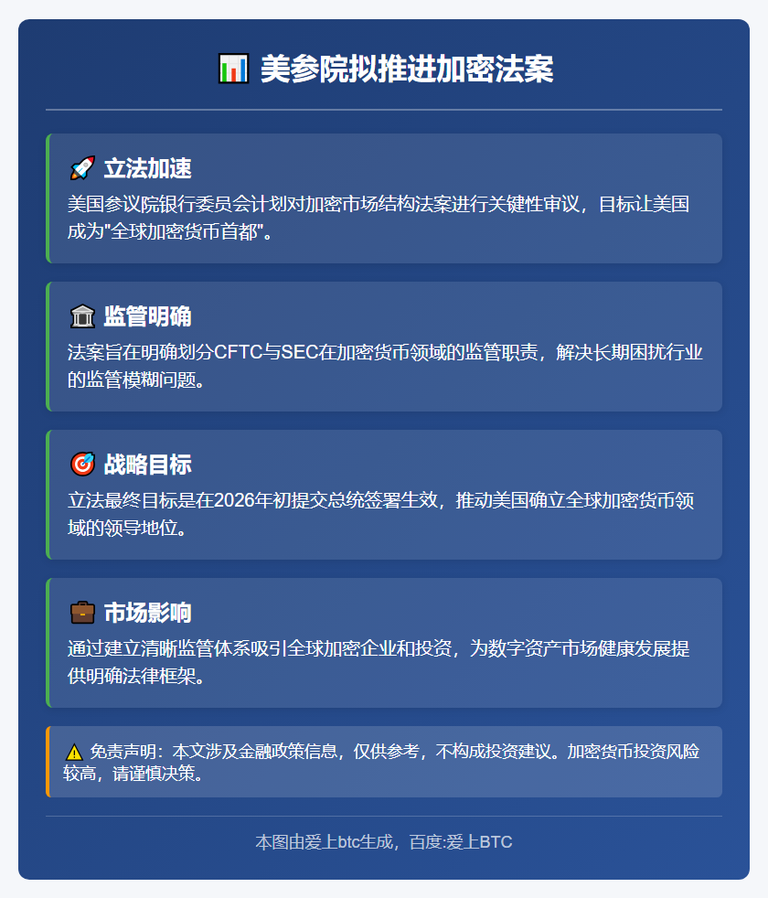 美参院拟12月推进加密法案