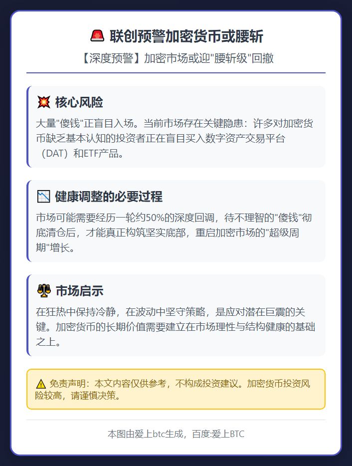 联创预警加密货币或腰斩