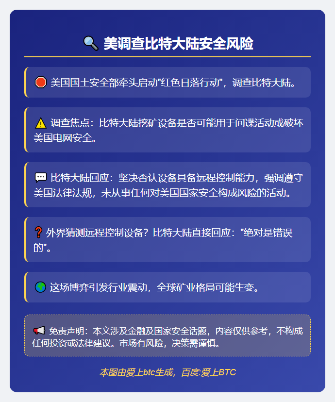 美调查比特大陆安全风险