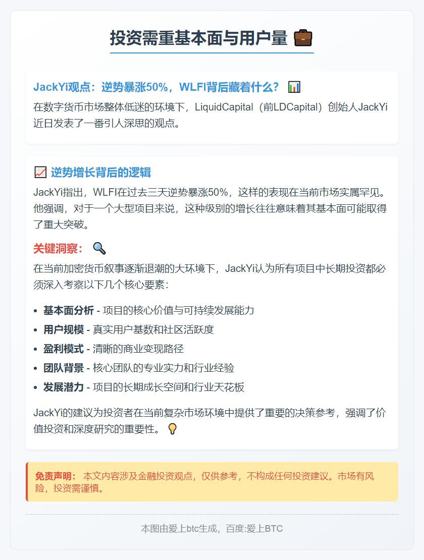 投资需重基本面与用户量