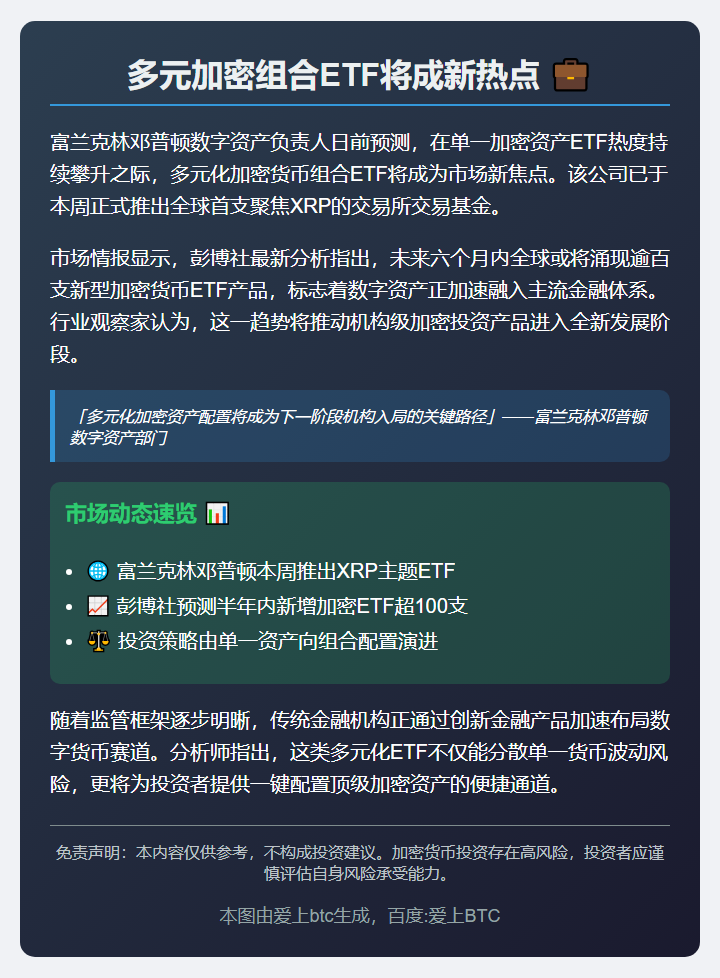 多元加密组合ETF将成新热点
