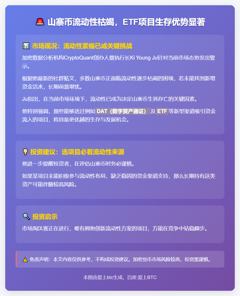 山寨币流动性枯竭，ETF项目生存优势显著