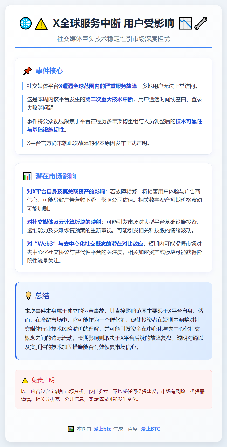 X全球服务中断 用户受影响