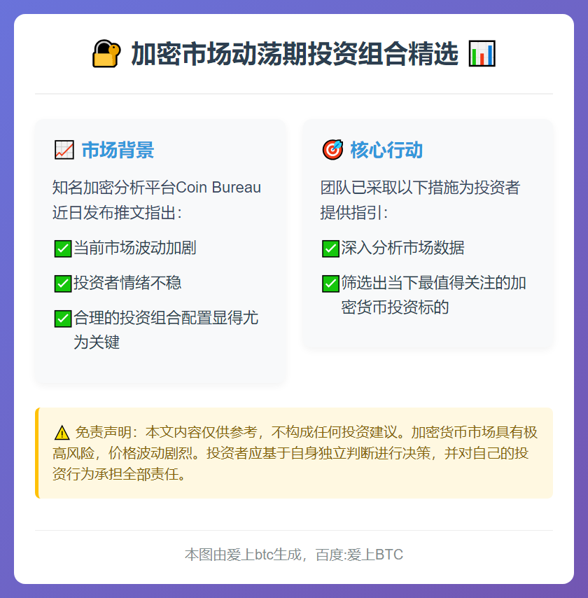 加密市场动荡期投资组合精选
