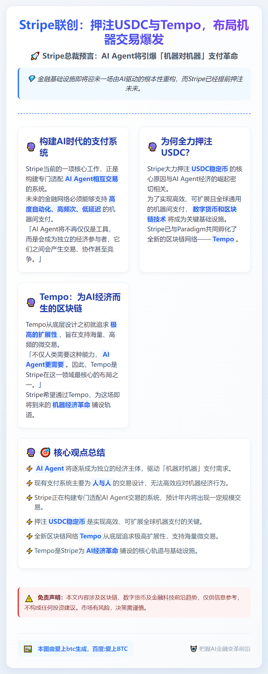 Stripe联创：押注USDC与Tempo，布局机器交易爆发