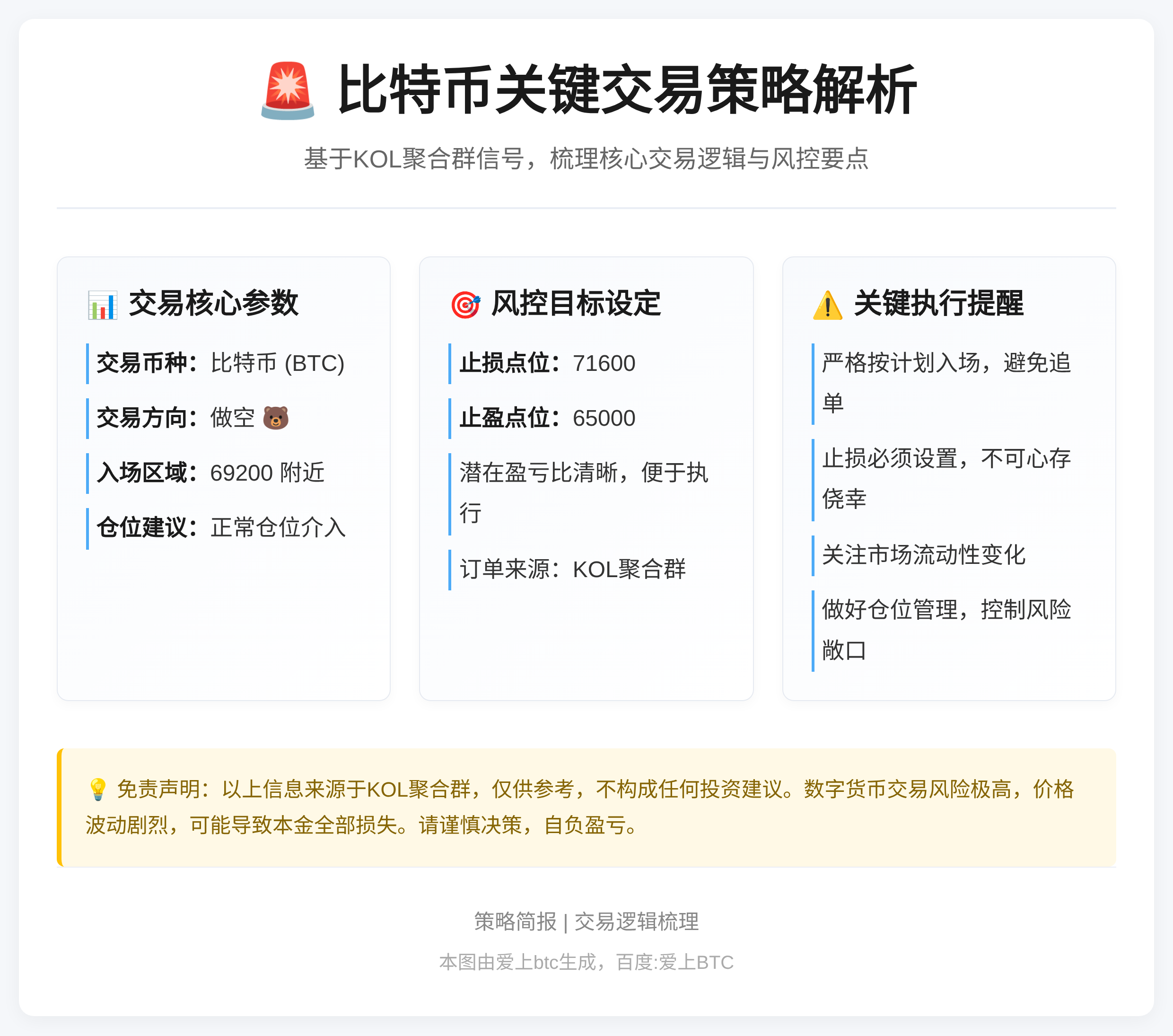 2026-04-06 09:42:22 比特币69200做空，止损71600，止盈65000