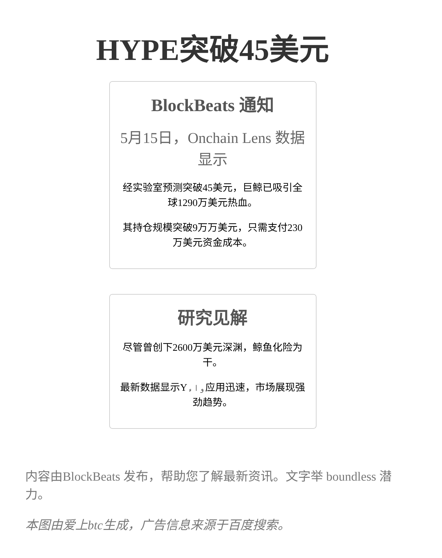 HYPE突破45美元  
巨鲸转盈900万  
HYPE员股