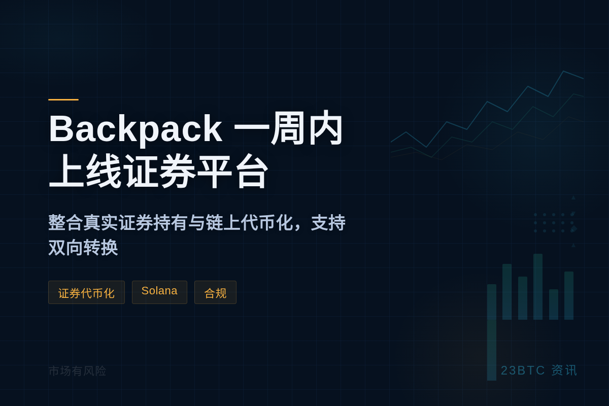 Backpack 一周内上线证券平台